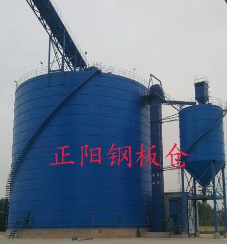 沙湖原种场大型矿粉钢板库