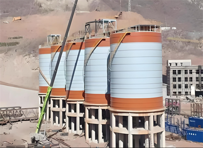 沙湖原种场高架钢板仓